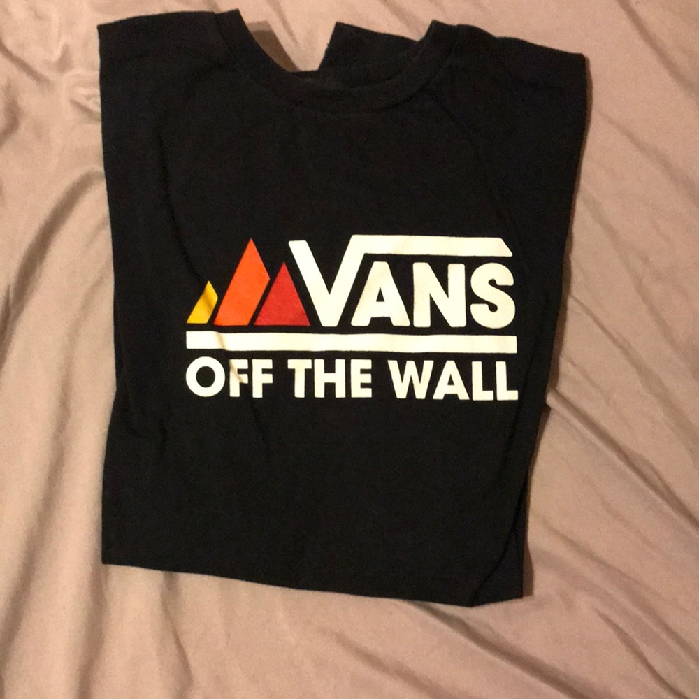 Large Vans Black Tee